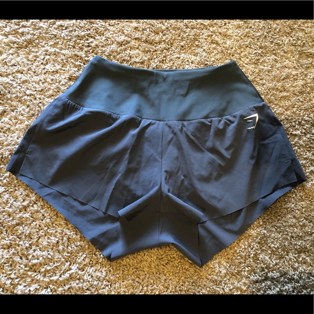 Gymshark Grey Lined Running Shorts! NWOT Sz Sm
